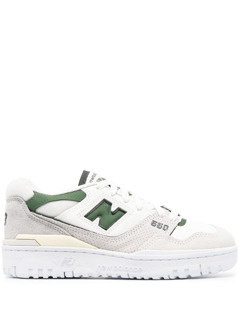 New Balance 550 拼接运动鞋 - 白色