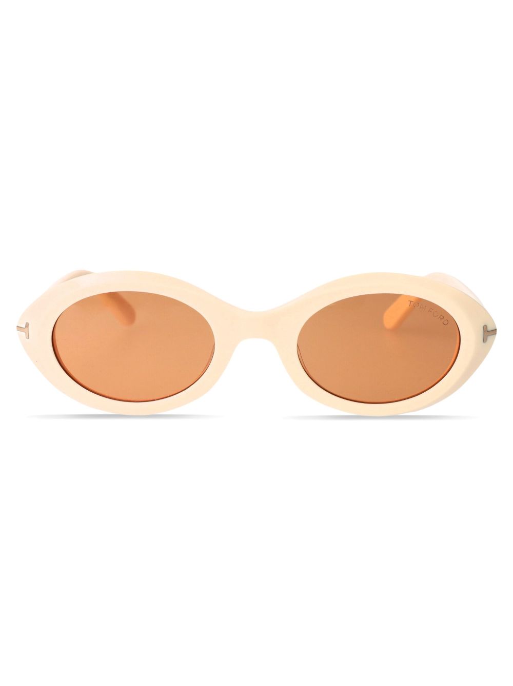 TOM FORD Eyewear 椭圆形框太阳眼镜 - 中性色