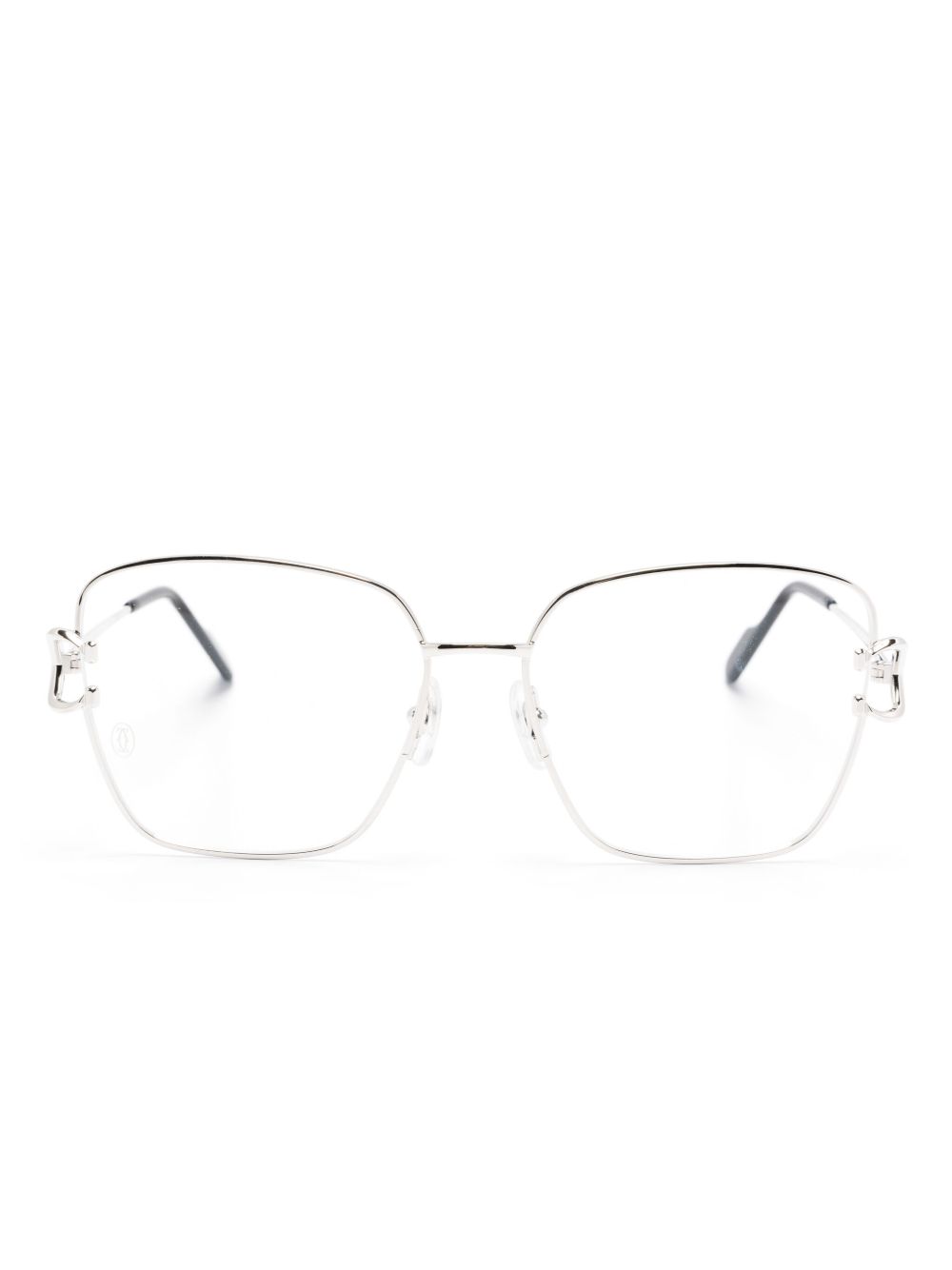 Cartier Eyewear 方框眼镜 - 银色
