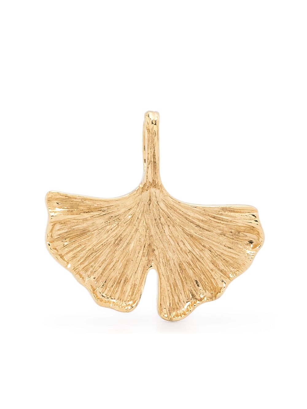 Aurelie Bidermann 18kt yellow gold mini Ginkgo pendant - 金色