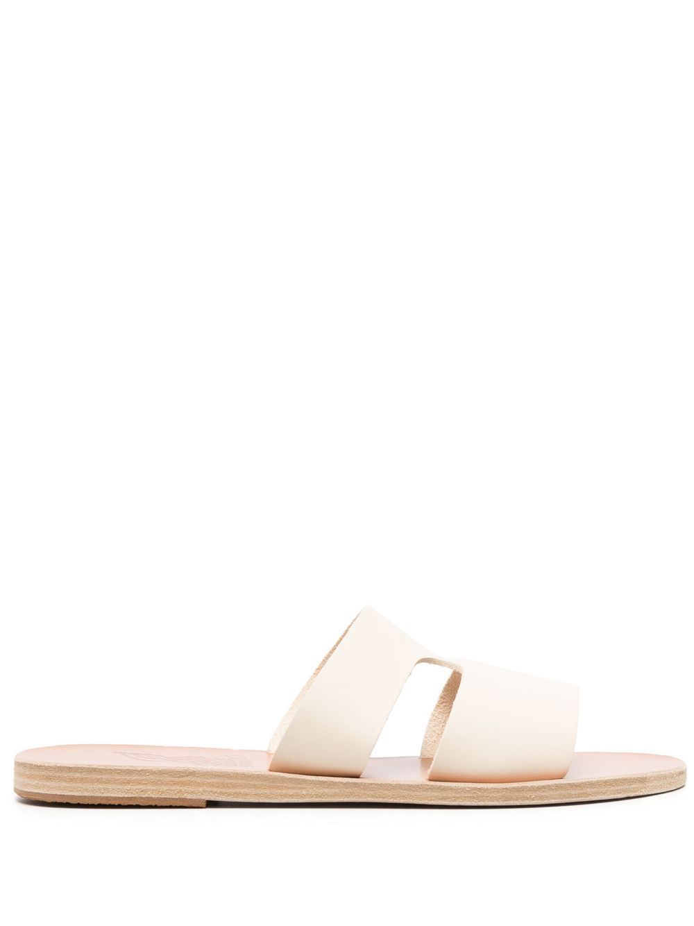 Ancient Greek Sandals Apteros 皮质凉鞋 - 中性色