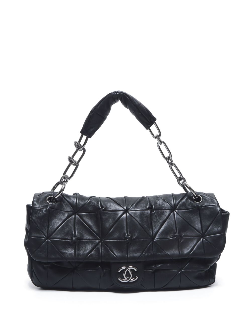 CHANEL Pre-Owned Origami Flap 单肩包（2009年典藏款） - 黑色