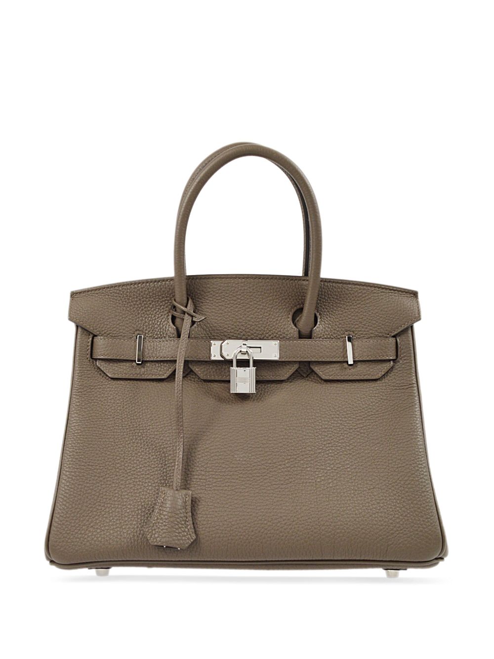 Hermès Pre-Owned Birkin 30 手提包（2014年典藏款） - 褐色
