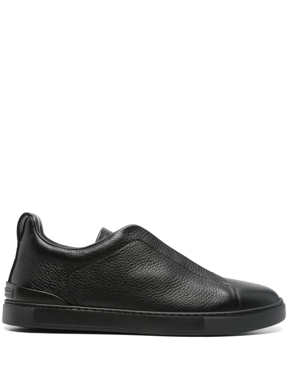 Zegna Triple Stitch 运动鞋 - 黑色