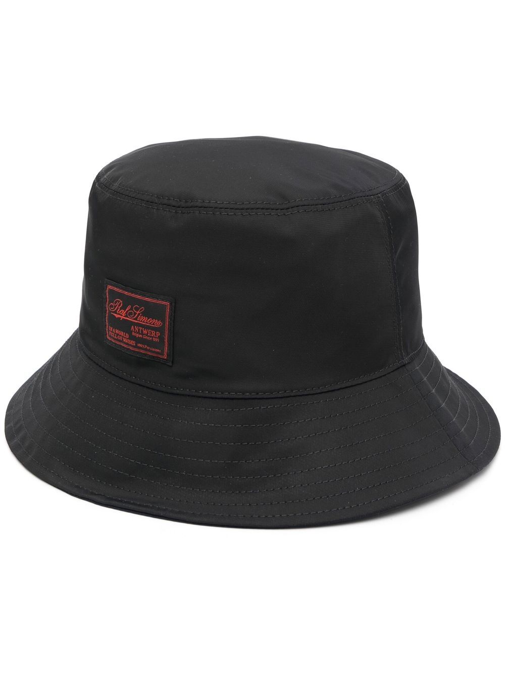 Raf Simons 标贴渔夫帽 - 黑色