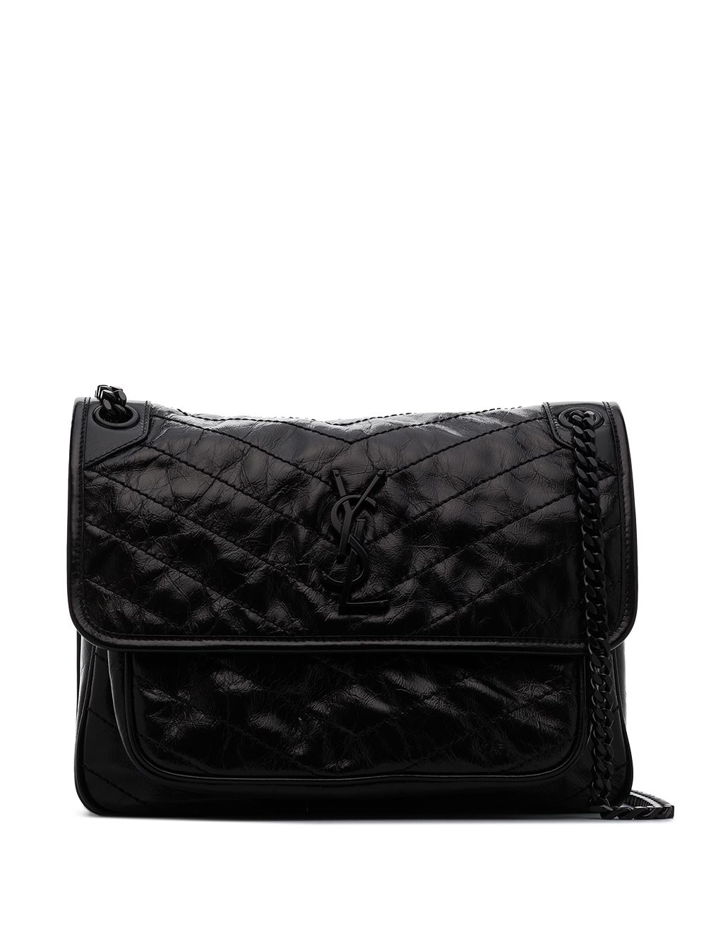 Saint Laurent Niki 链式肩带单肩包 - 黑色