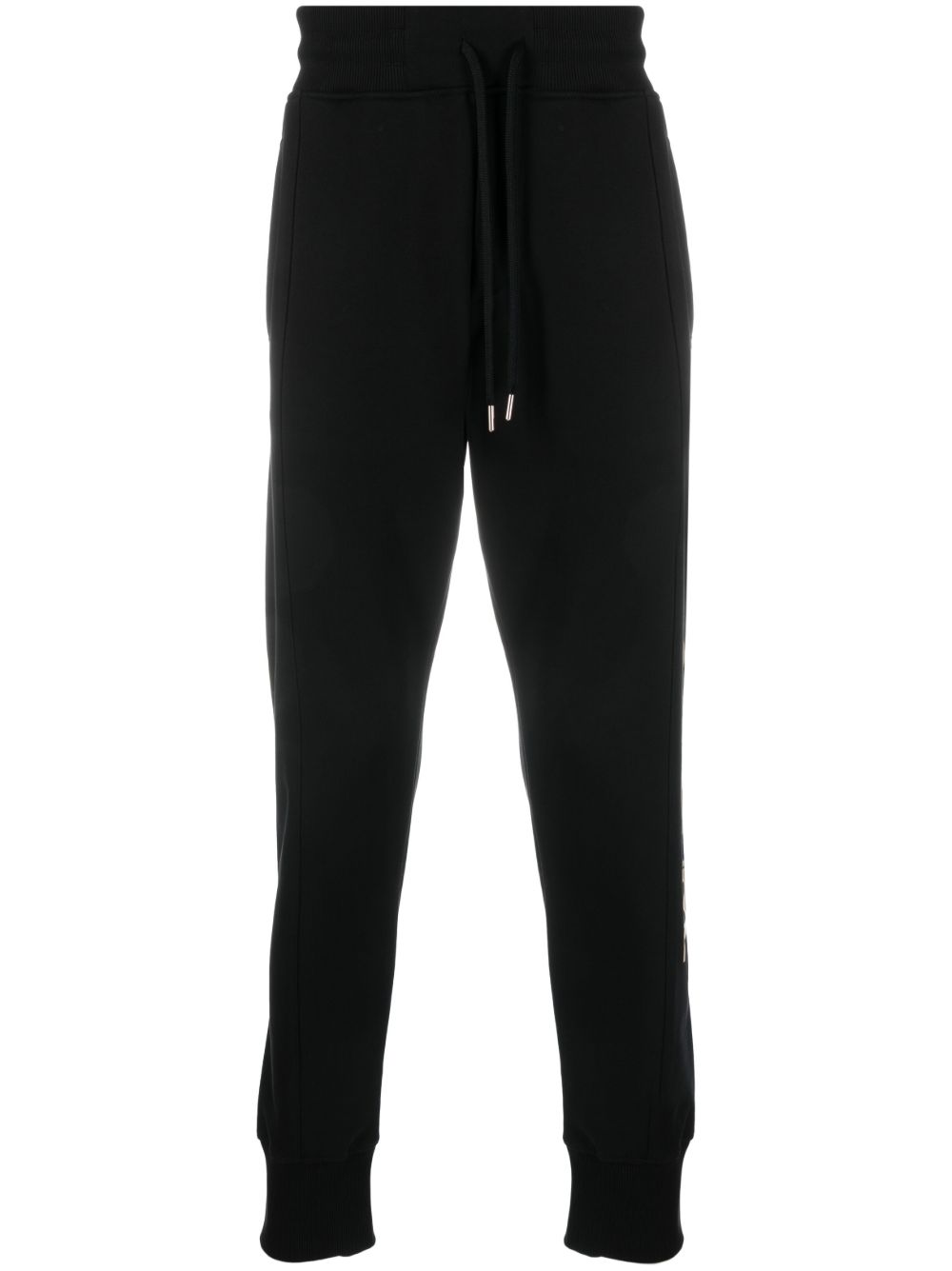 Versace Jeans Couture logo印花运动裤 - 黑色