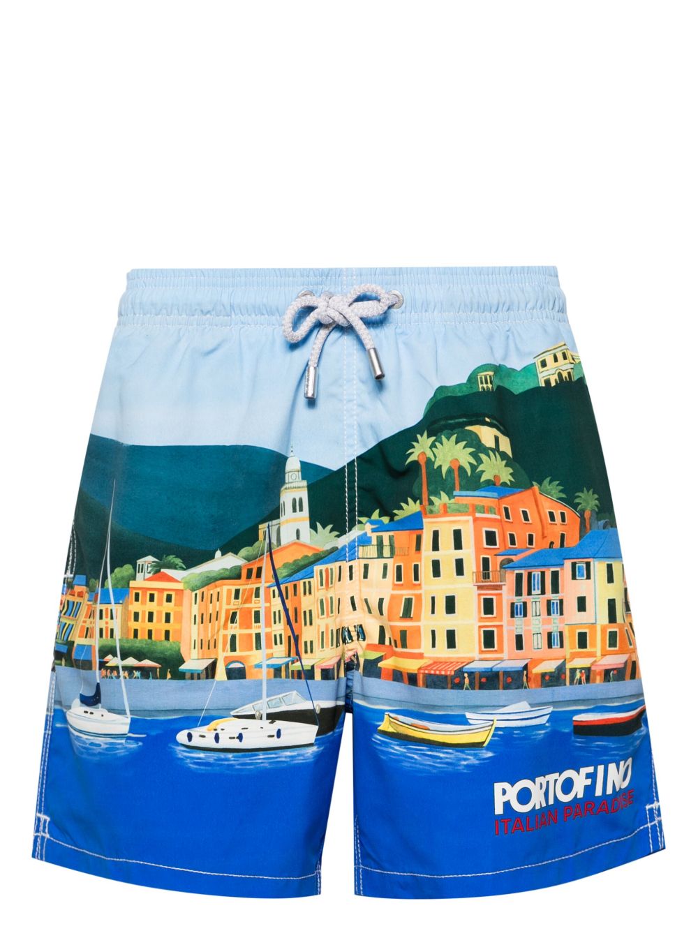 MC2 Saint Barth Gustavia Placed 泳裤 - 蓝色