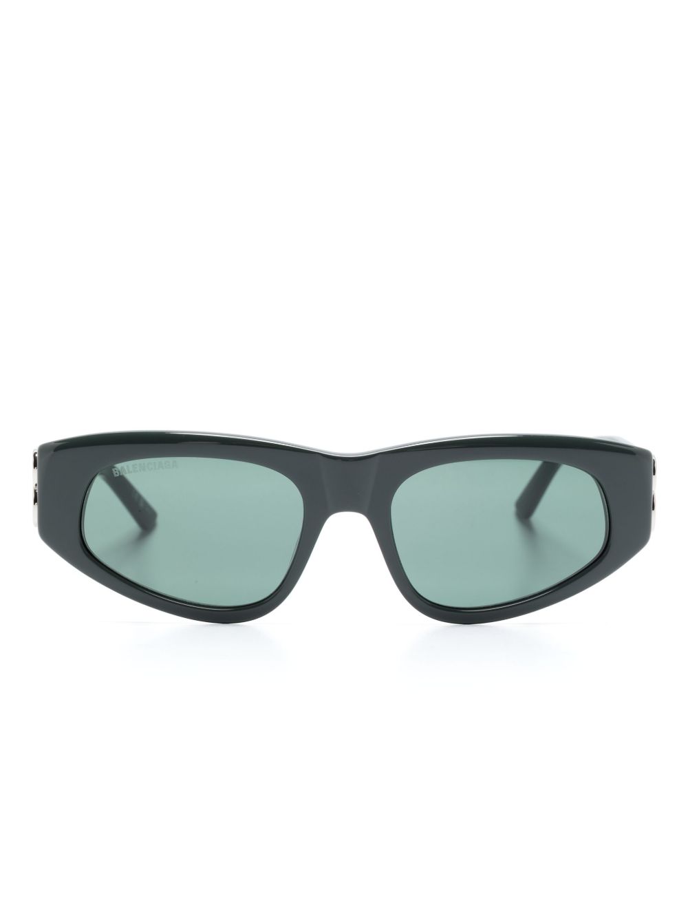 Balenciaga Eyewear Dynasty D形框太阳眼镜 - 绿色