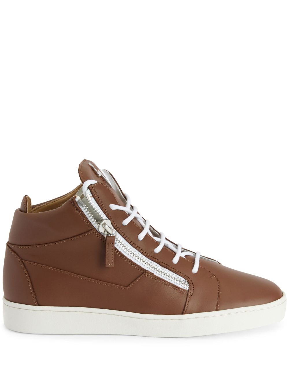 Giuseppe Zanotti Frankie logo标牌运动鞋 - 褐色