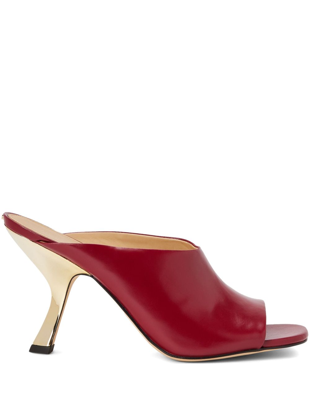 Michael Kors 90mm Luna mules - 红色