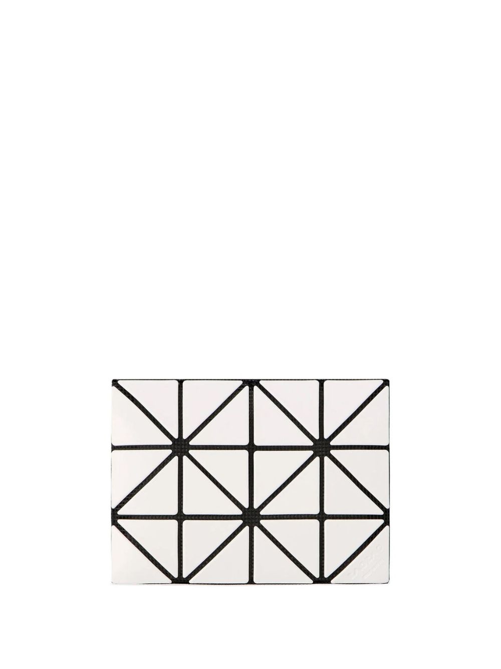 Bao Bao Issey Miyake 几何图案卡夹 - 白色