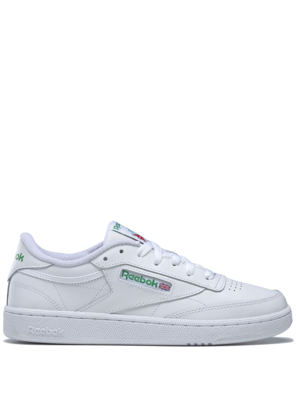 Reebok Club C 85 皮质运动鞋 - 白色