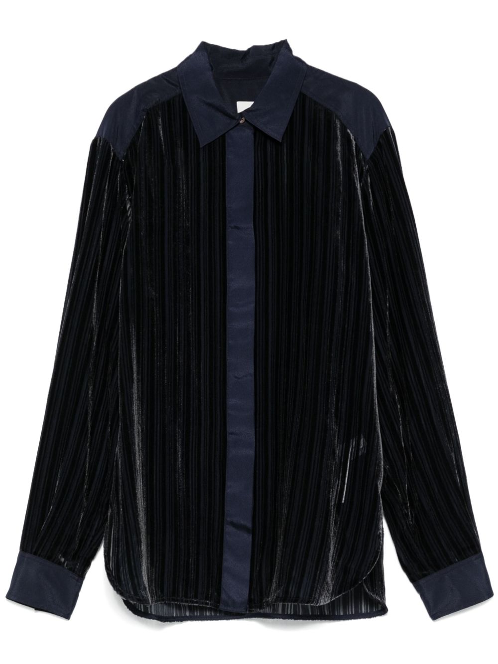 Paul Smith Shadow Stripe 衬衫 - 蓝色