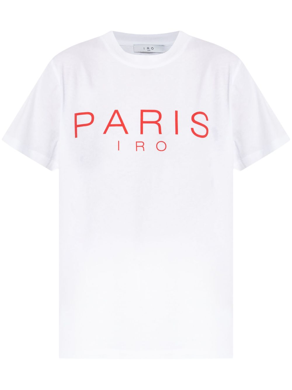 IRO logo印花棉T恤 - 白色