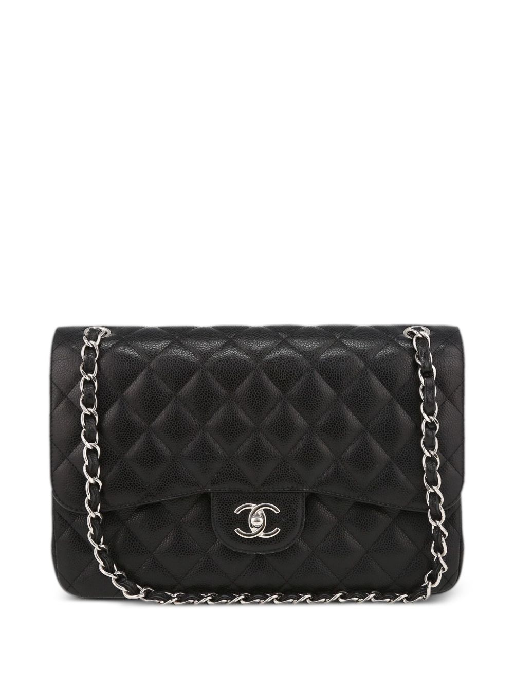 CHANEL Pre-Owned 2015 jumbo Timeless shoulder bag - 黑色