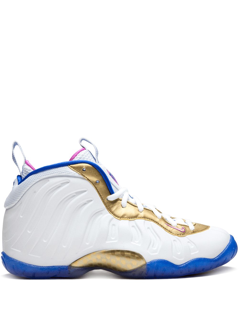 Nike Kids Little Posite One运动鞋 - 白色
