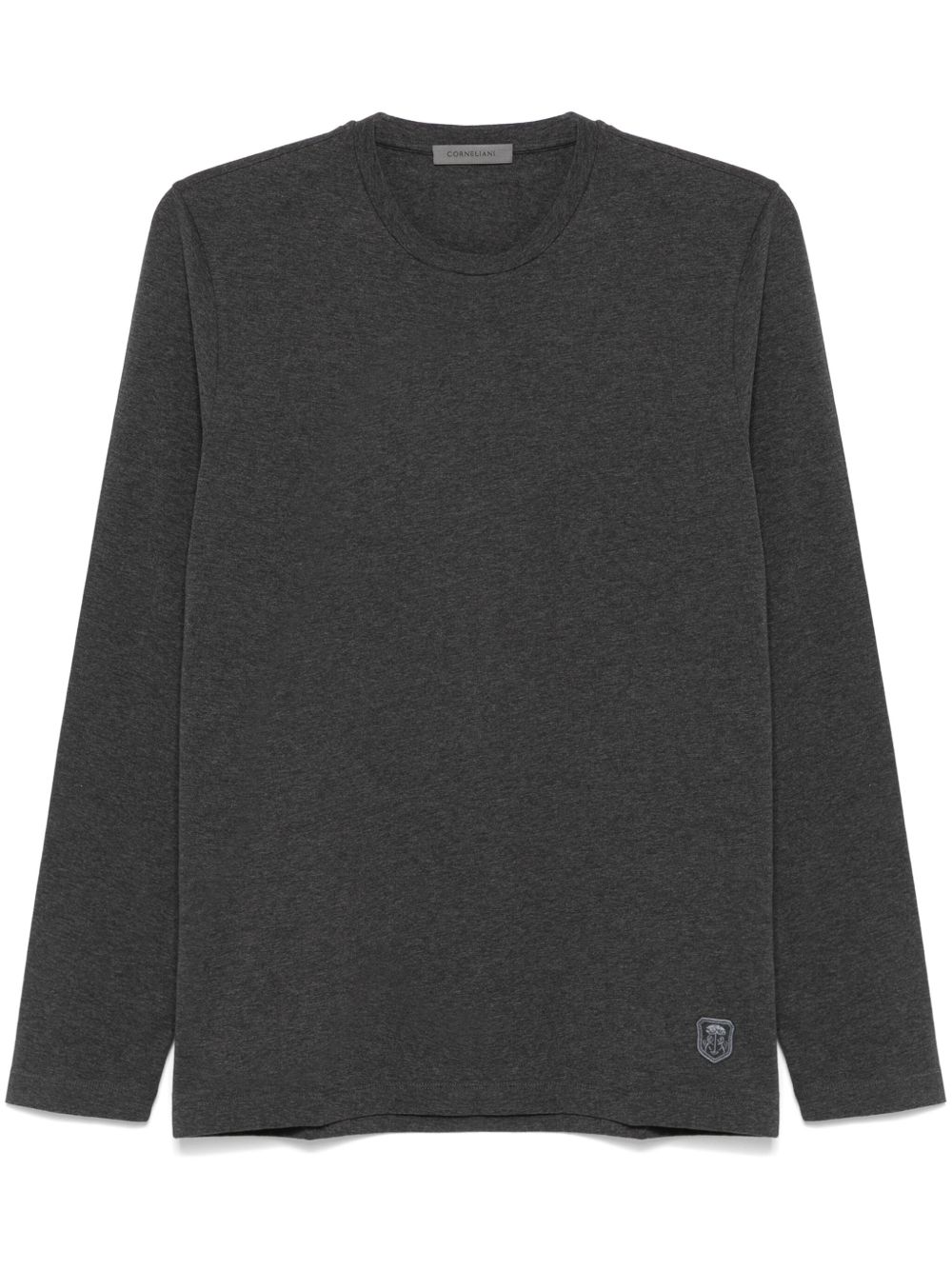 Corneliani 标贴T恤 - 灰色