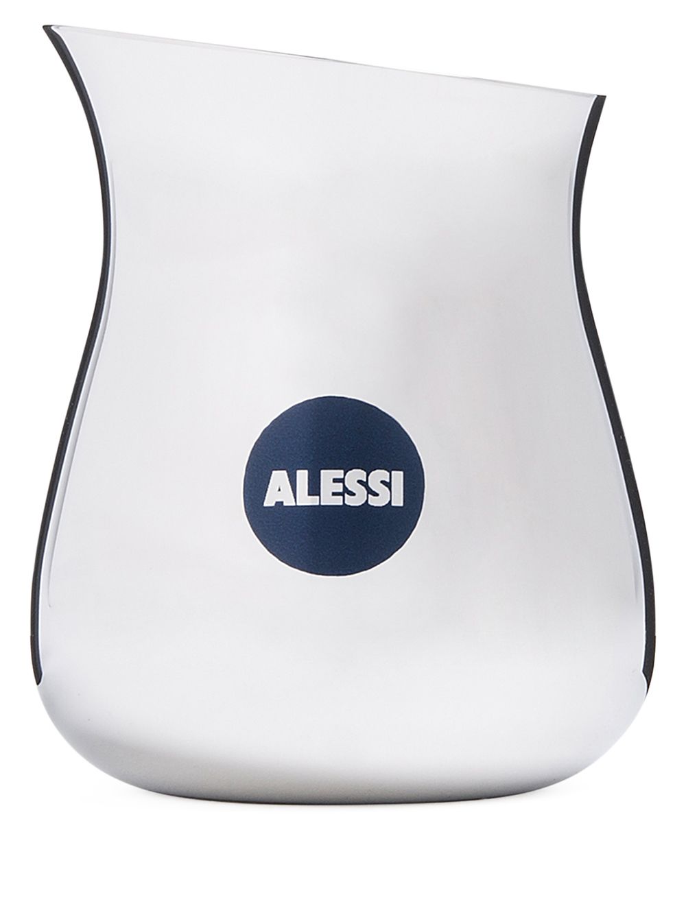 Alessi logo曲线形花瓶 - 银色