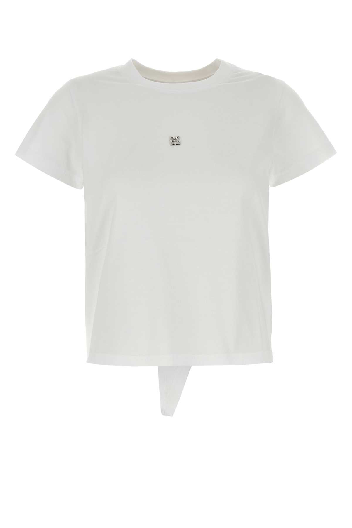 Givenchy White Cotton T-shirt