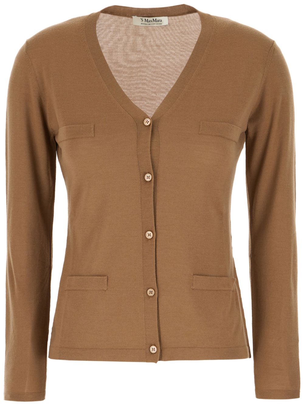 Max Mara 羊毛开衫 - 褐色