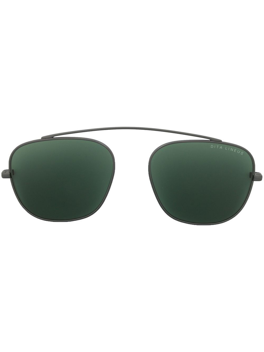 Dita Eyewear 有色镜片方框太阳眼镜 - 黑色
