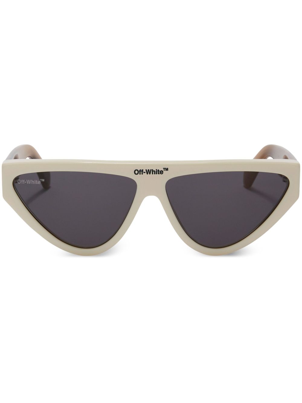Off-White Eyewear Gustav 猫眼框太阳眼镜 - 白色