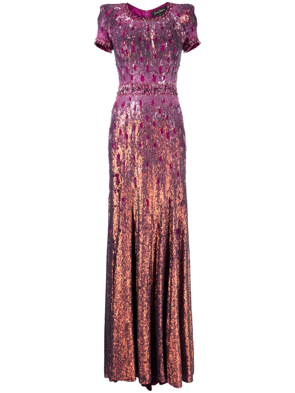 Jenny Packham Greta 亮片礼服 - 粉色