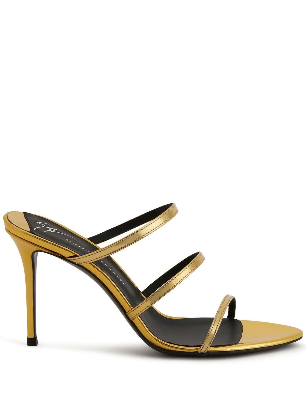 Giuseppe Zanotti Alimha 细高跟凉鞋 - 金色
