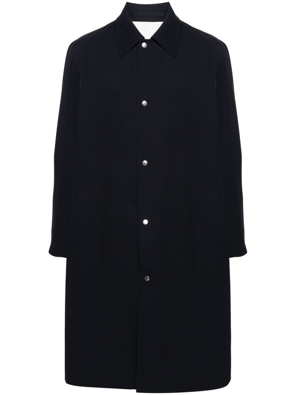 Jil Sander 单排扣外套 - 蓝色