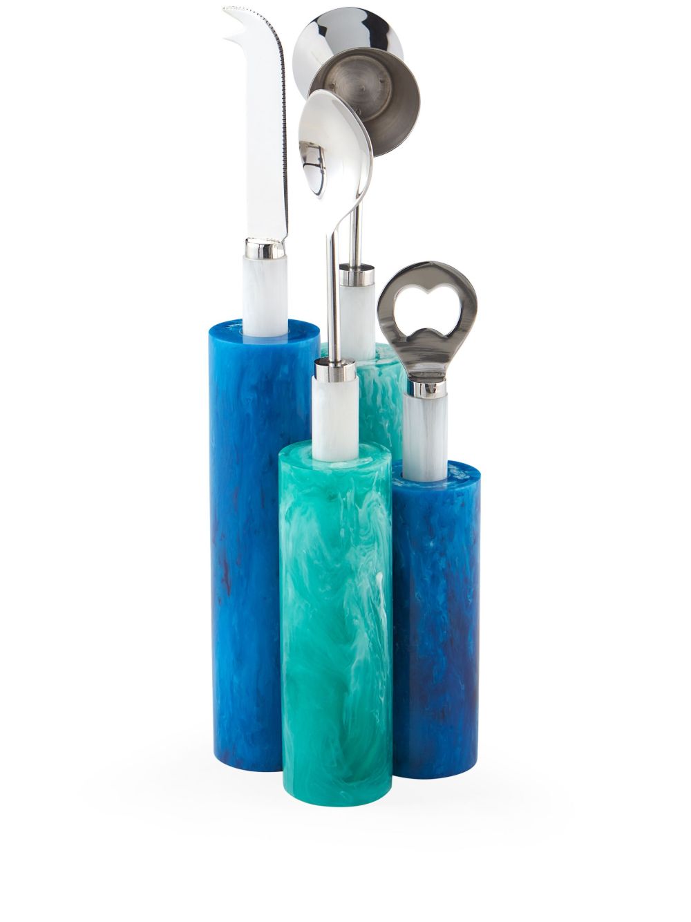 Jonathan Adler Mustique 酒具套装 - 蓝色