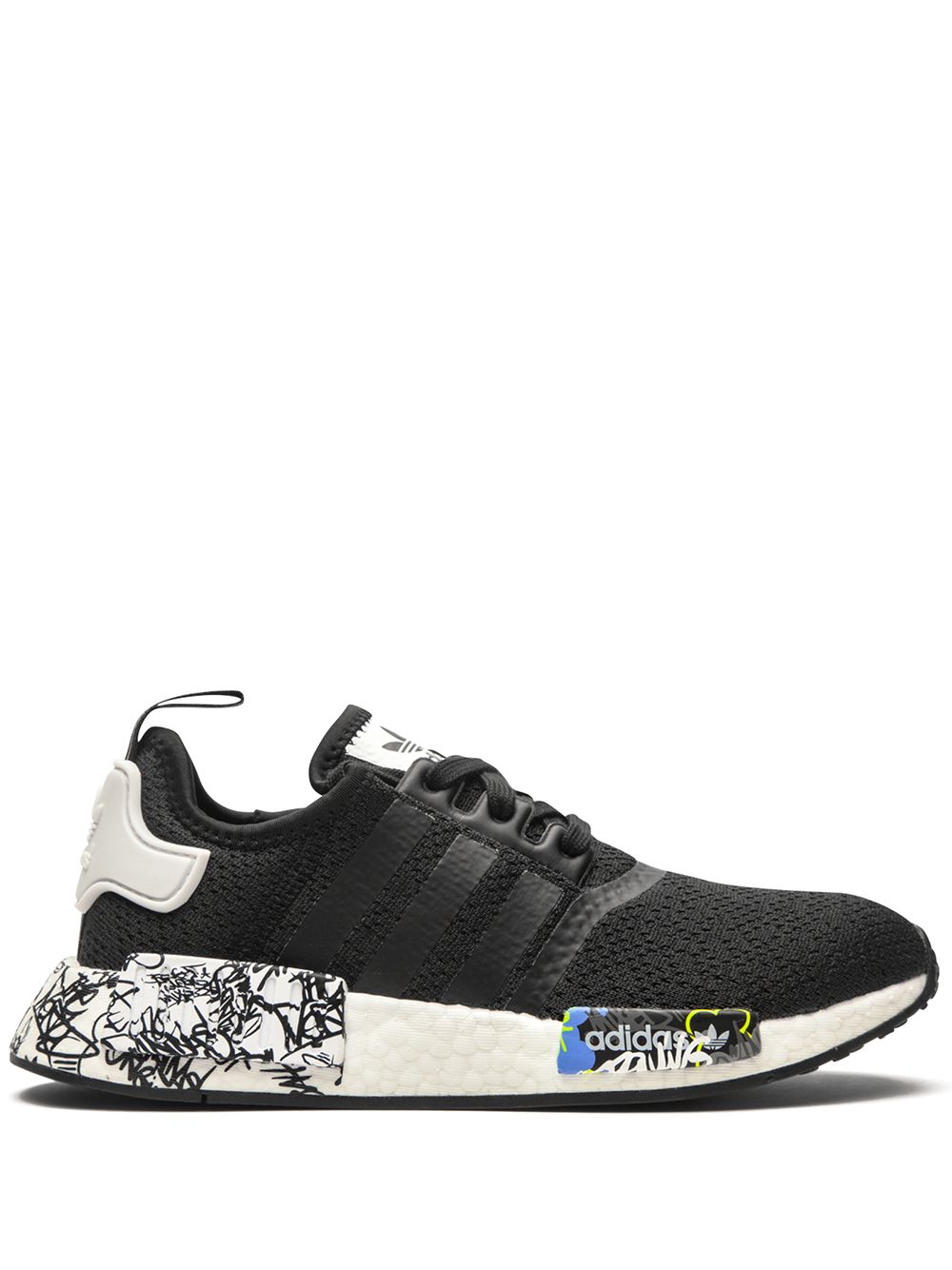 adidas NMD_R1 运动鞋 - 黑色