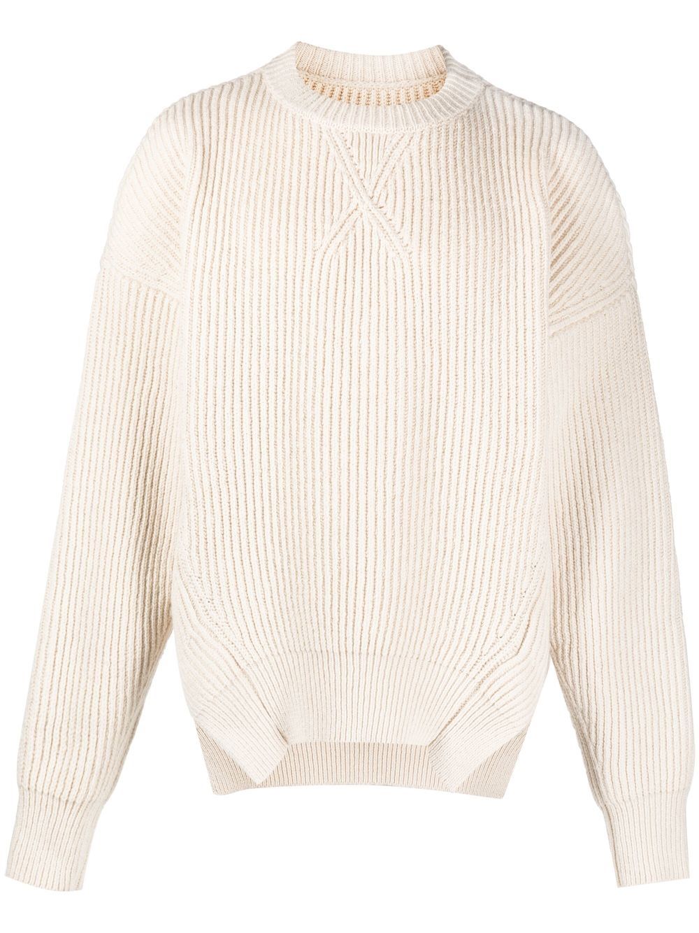 Jil Sander 罗纹针织毛衣 - 中性色