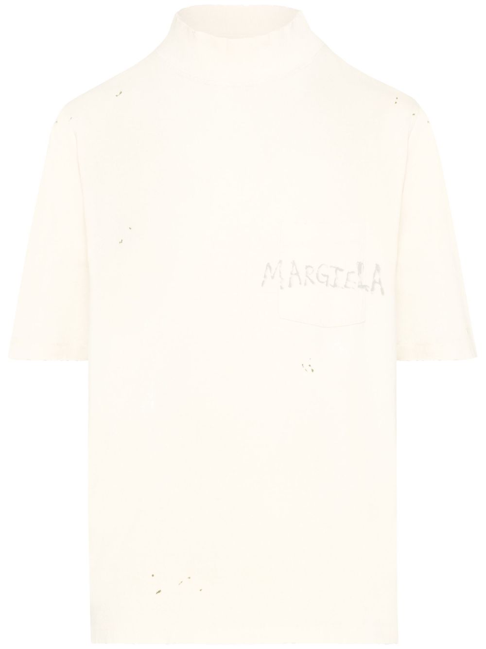 Maison Margiela Handwritten 棉T恤 - 白色