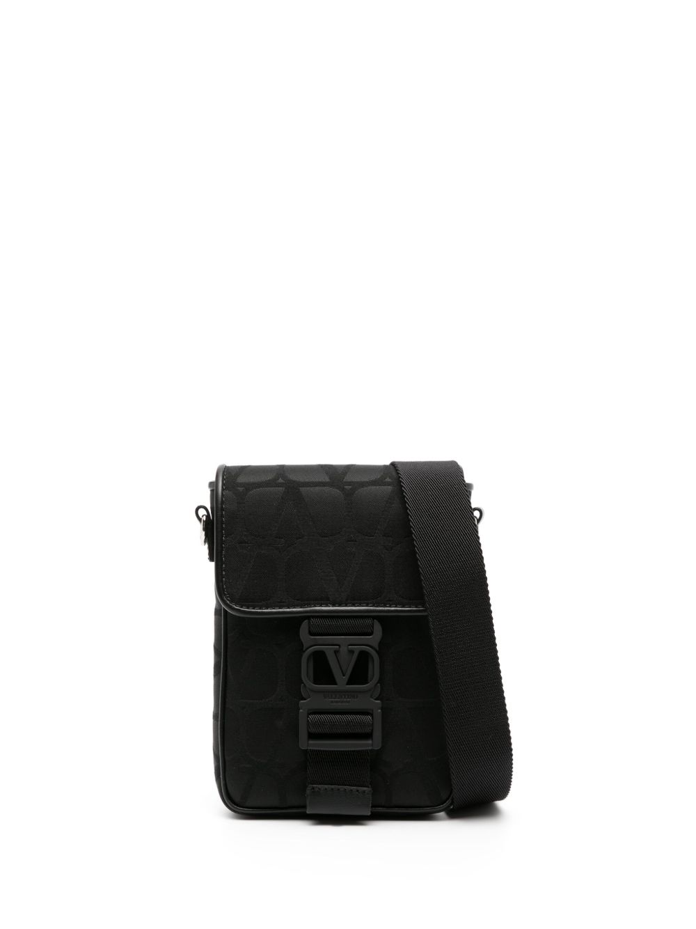 Valentino Garavani Toile Iconographe 印花邮差包 - 黑色