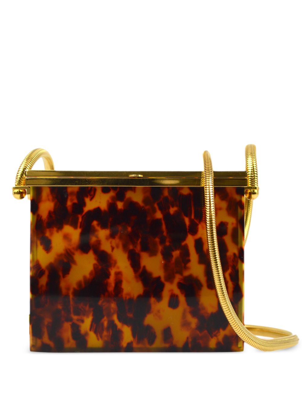 CHANEL Pre-Owned Tortoiseshell 单肩包（1997年典藏款） - 褐色