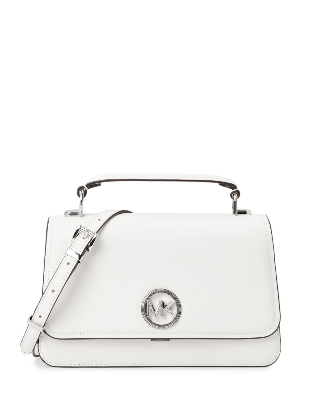 Michael Kors Delancey 小号手提包 - 白色