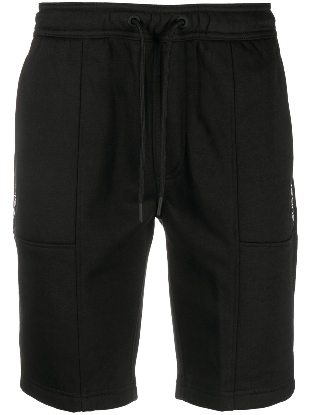 Calvin Klein Jeans logo印花抽绳运动裤 - 黑色