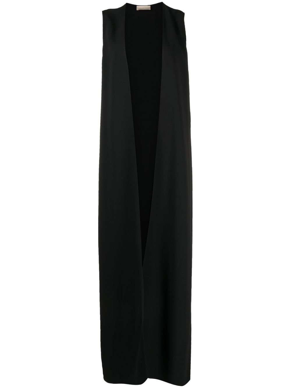 Elie Saab 超大款开襟式马甲 - 黑色