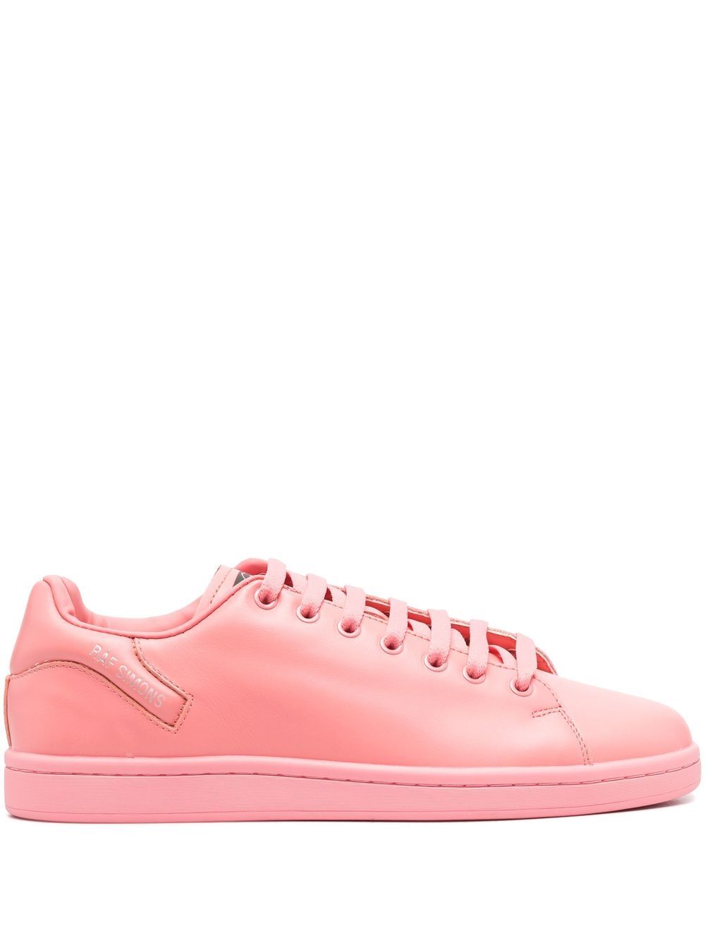 Raf Simons logo印花侧饰低帮运动鞋 - 粉色