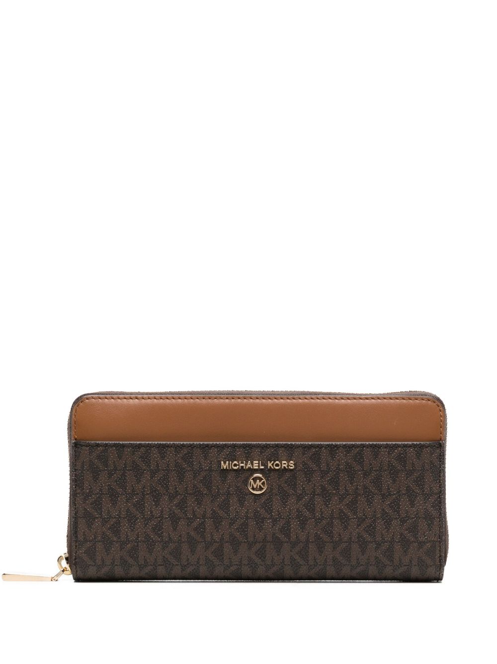 Michael Kors Jet Set Charm 皮质钱包 - 褐色