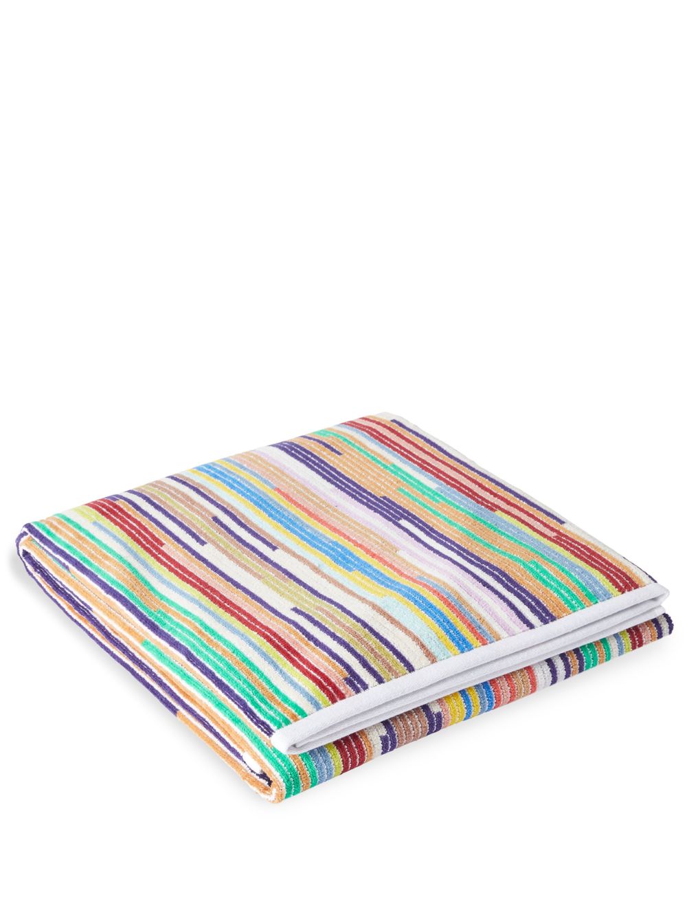 Missoni Home Melody 条纹毛巾 - 黑色