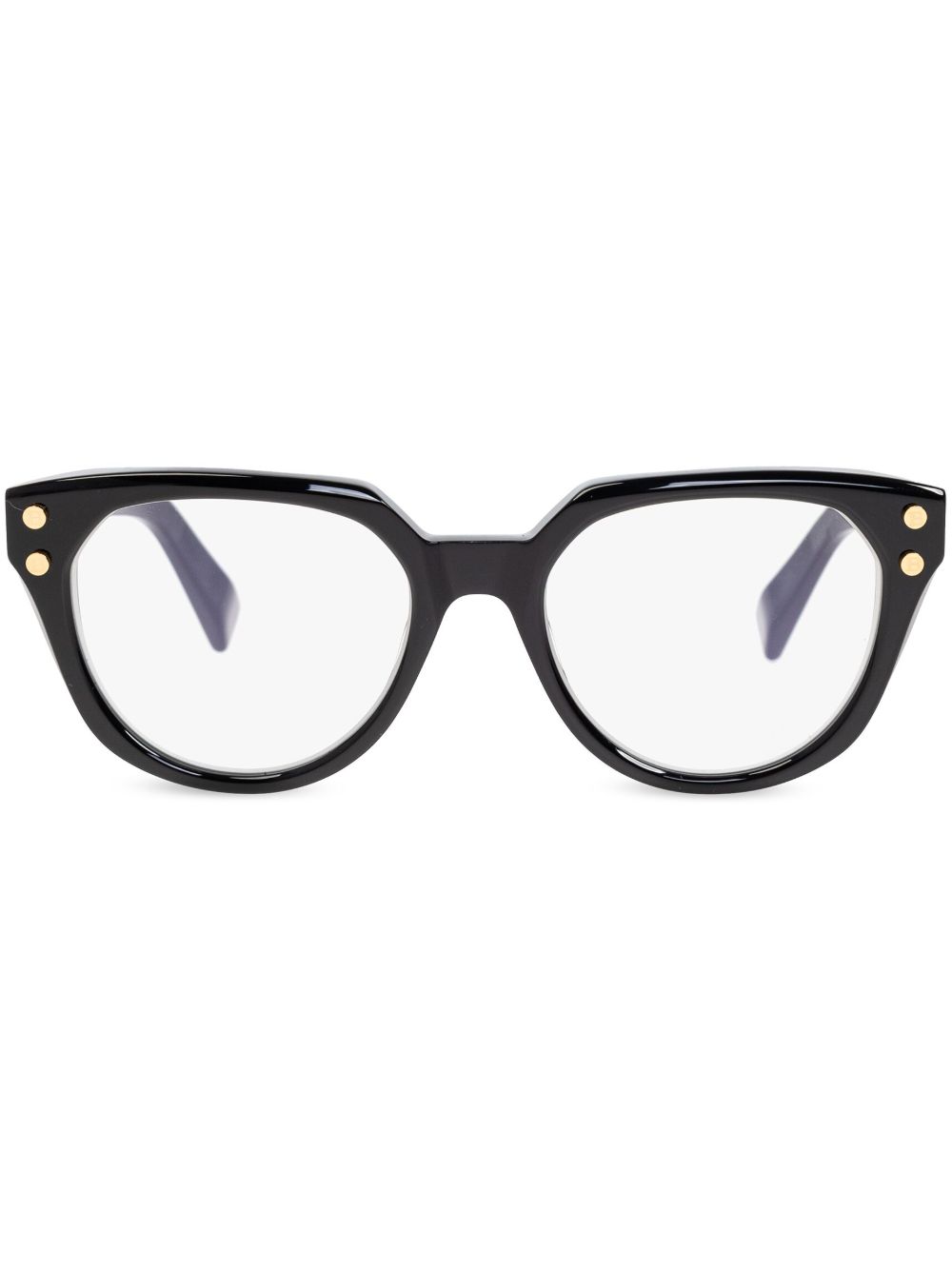 Balmain Eyewear 猫眼框眼镜 - 黑色