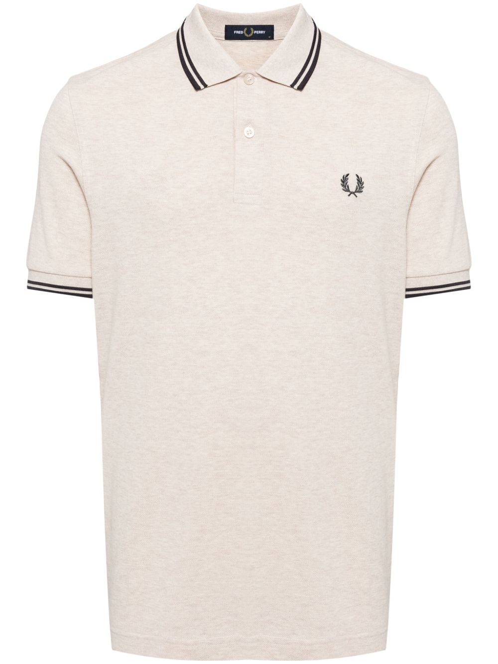 Fred Perry logo刺绣polo衫 - 中性色