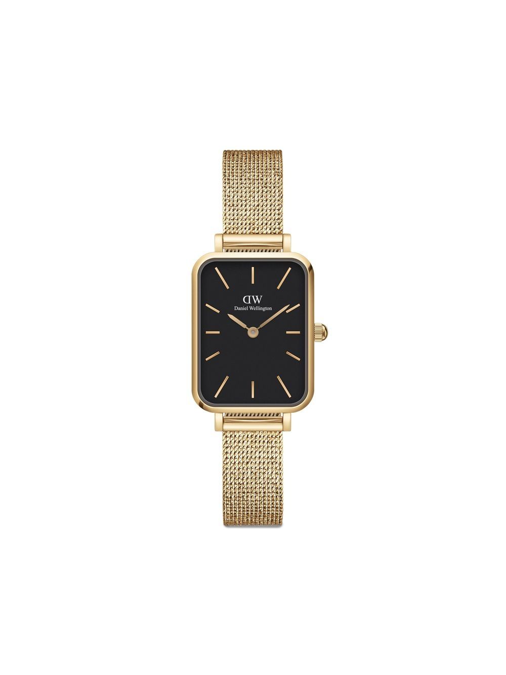 Daniel Wellington Quadro Pressed Evergold 腕表 - 黑色