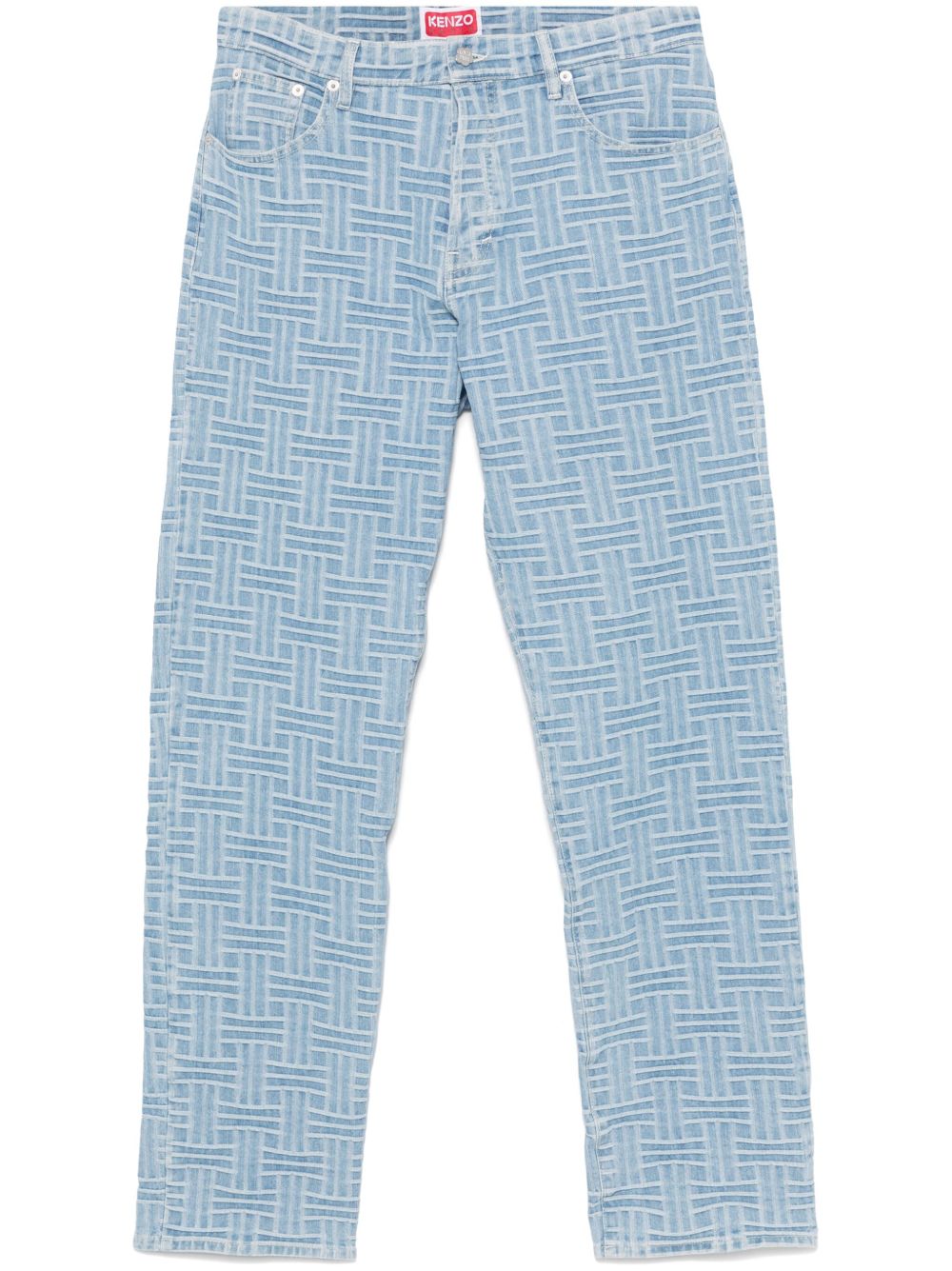 Kenzo Weave Bottan 牛仔裤 - 蓝色