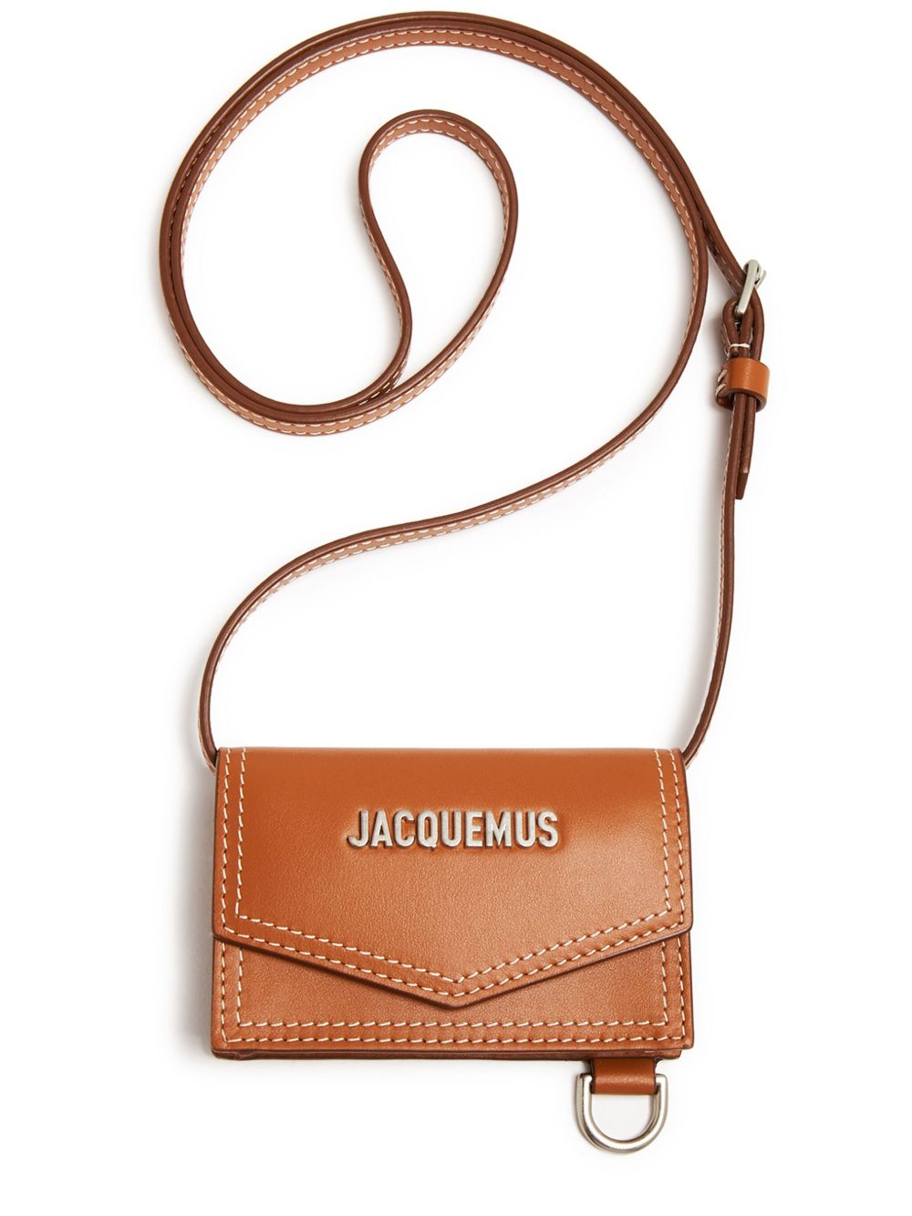 Jacquemus Le Porte Azur 皮质手拿包 - 褐色