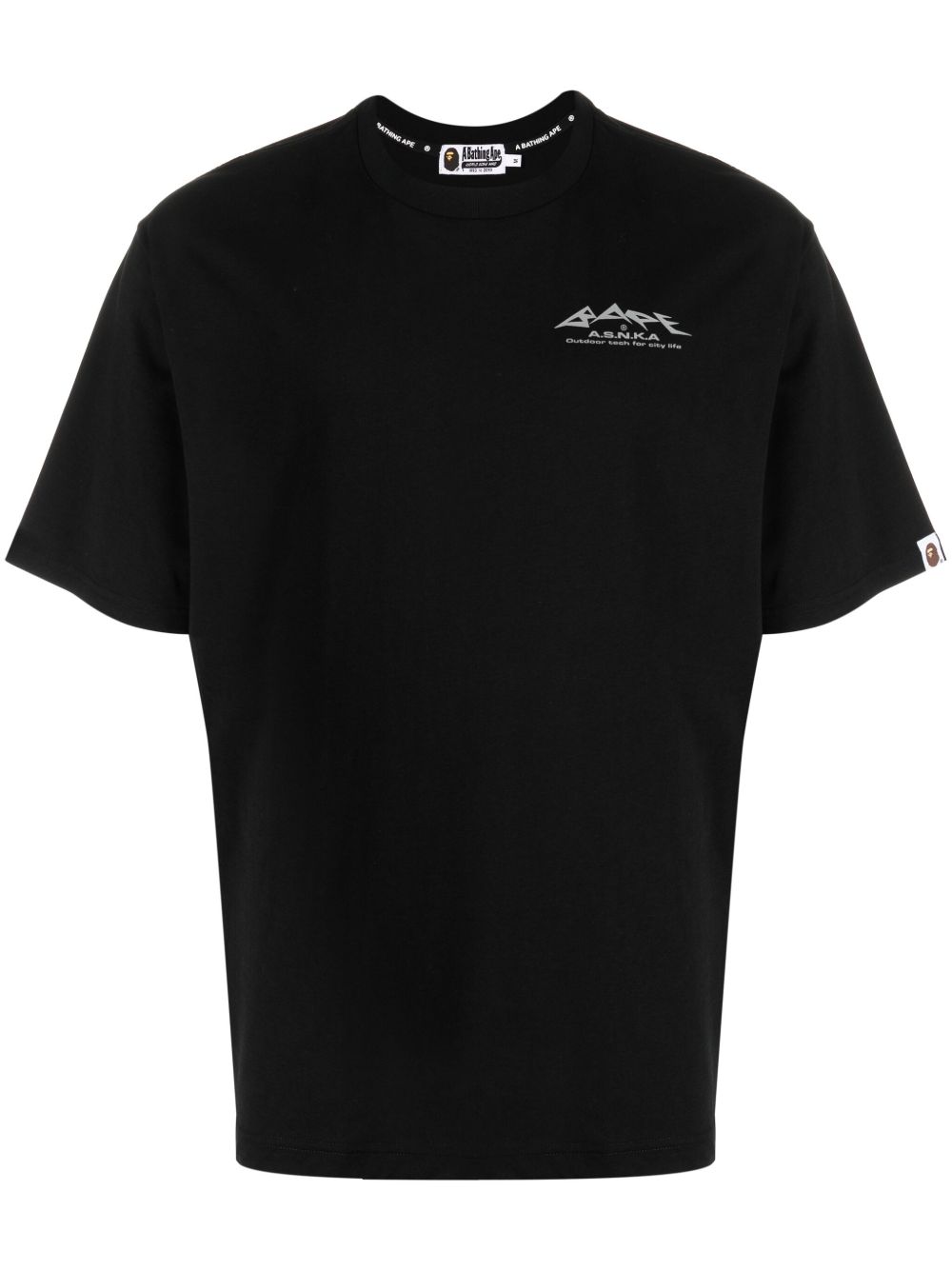 A BATHING APE® Reflector 棉T恤 - 黑色