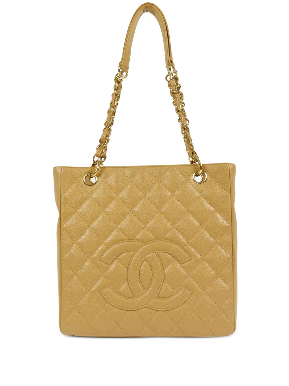 CHANEL Pre-Owned Petite Shopping 手提包（2005年典藏款） - 中性色