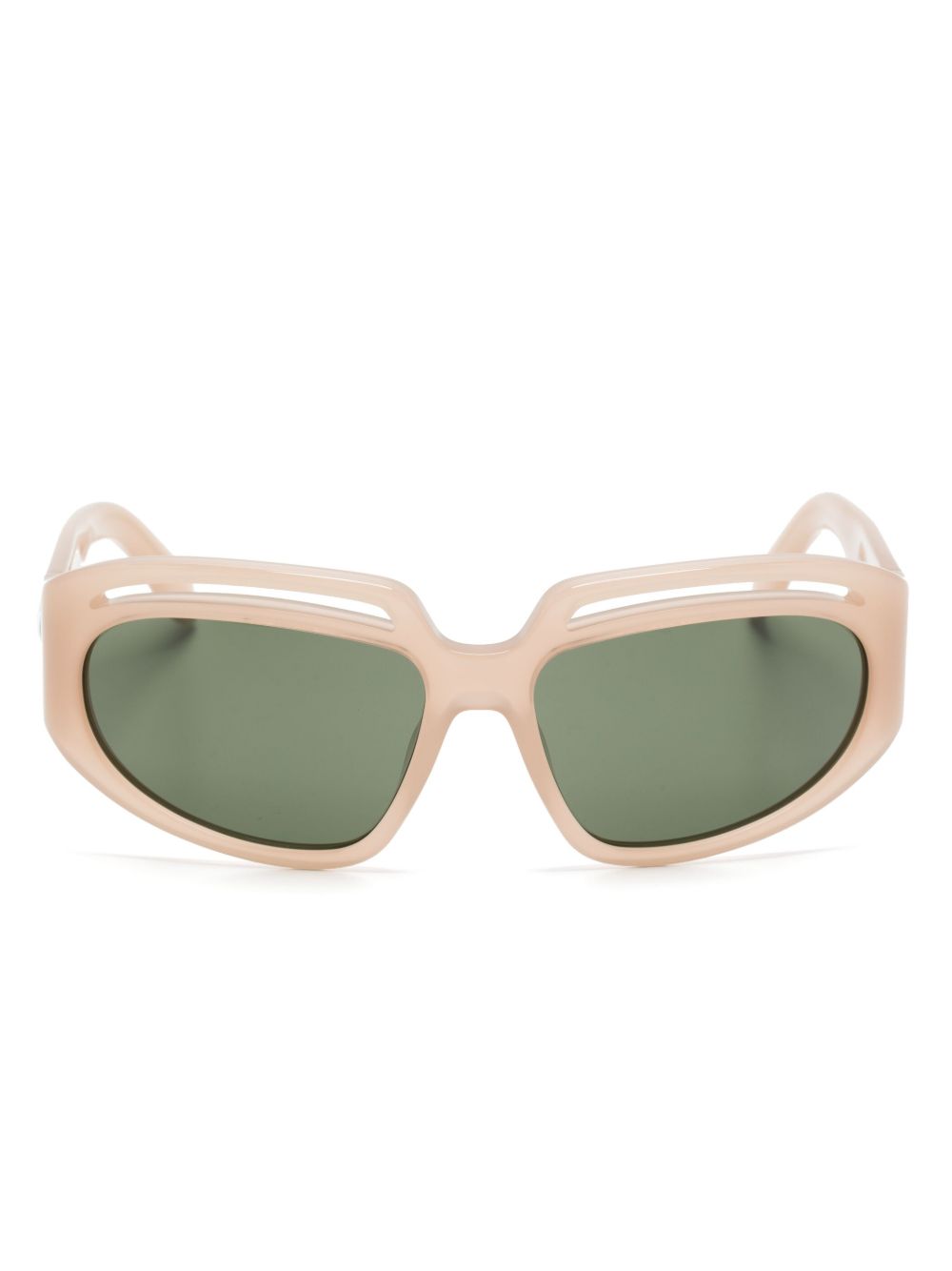 Palm Angels Eyewear Heights logo标牌方框太阳眼镜 - 中性色